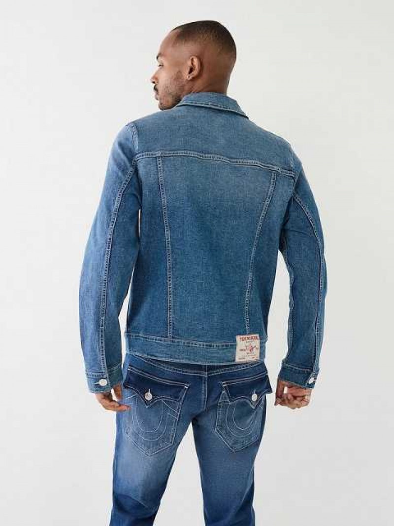 Chaqueta True Religion Classic Denim Hombre Azules | Colombia-FYECVLA87