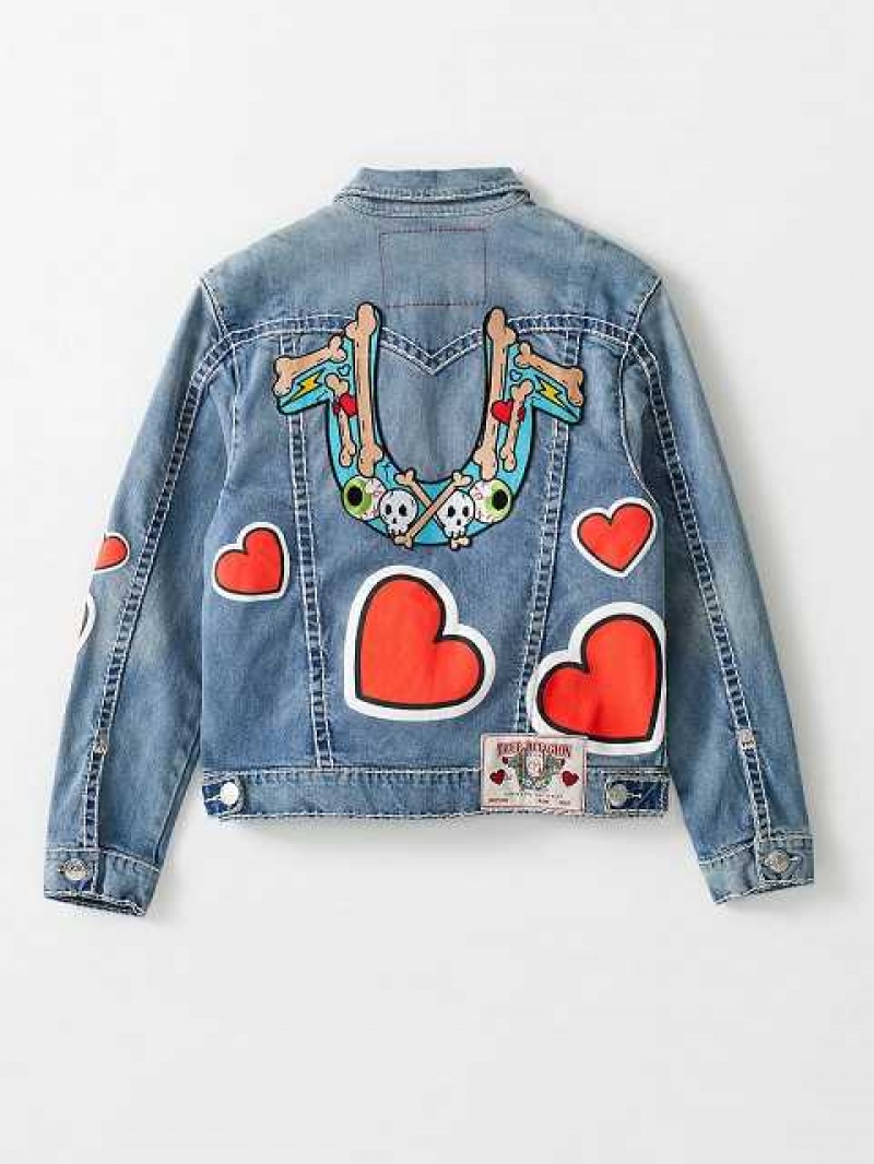 Chaqueta True Religion Tr X Chief Keef Jimmy Super T Denim Hombre Azules | Colombia-CWEIRXN15