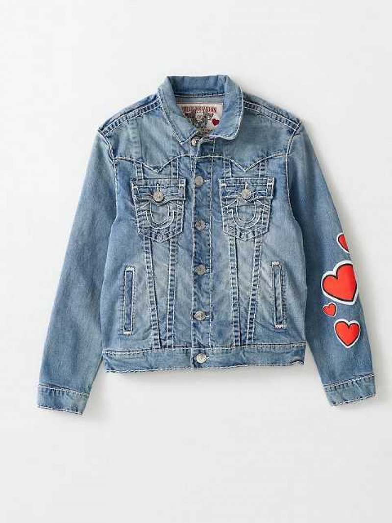 Chaqueta True Religion Tr X Chief Keef Jimmy Super T Denim Hombre Azules | Colombia-CWEIRXN15