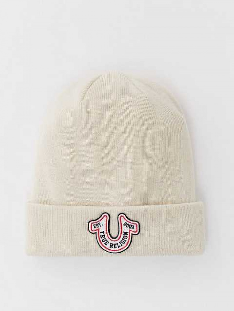 Gorro True Religion Horseshoe Patch Unisex Blancas | Colombia-YIVREOT59