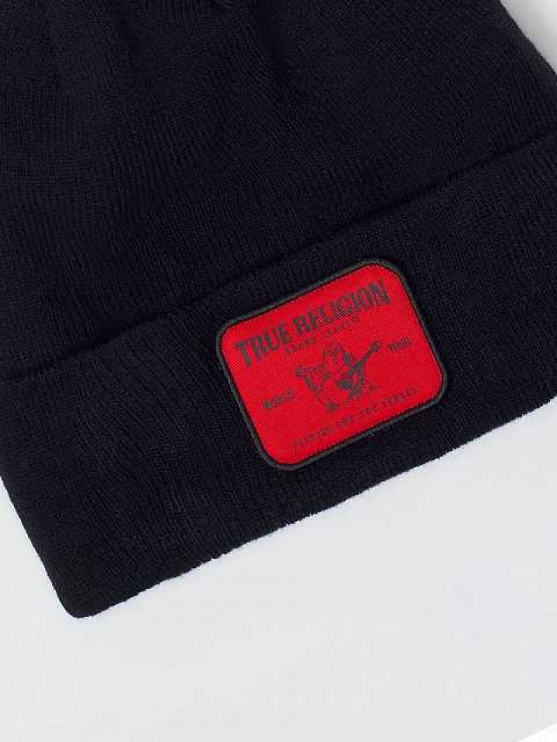 Gorro True Religion Logo Patch Unisex Negras | Colombia-SGVMBET70