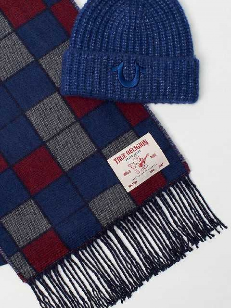 Gorro True Religion True Beanie And Scarf Set Unisex Azules | Colombia-ULVZCRO18