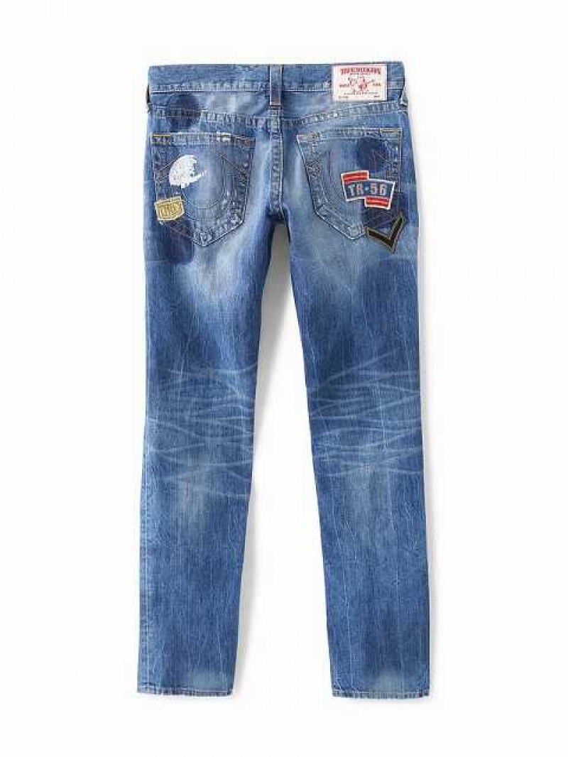 Jeans Skinny True Religion Archive Rocco Hombre Azules | Colombia-YDQKUPH79