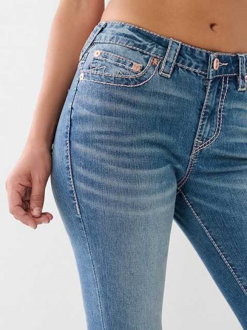 Jeans Skinny True Religion Halle Big T Super Mujer Azules Claro | Colombia-IEFXTPJ62