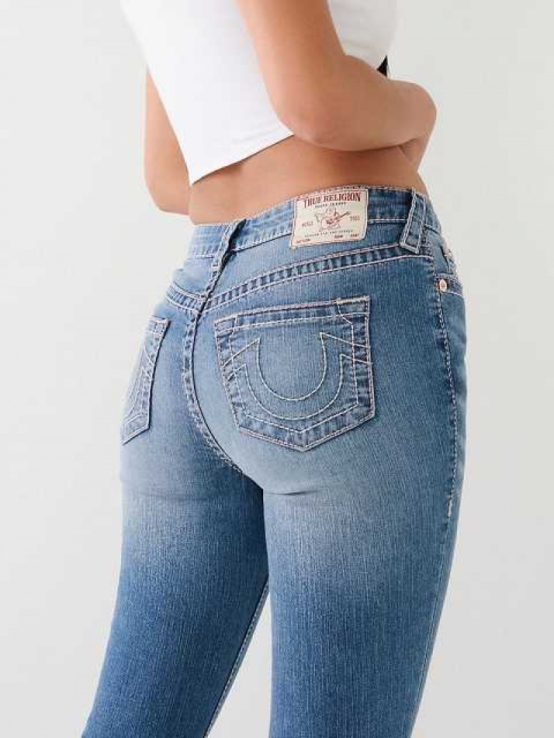 Jeans Skinny True Religion Halle Big T Super Mujer Azules Claro | Colombia-IEFXTPJ62