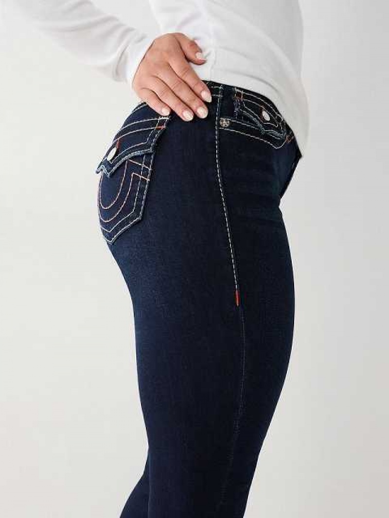 Jeans Skinny True Religion Halle Big T Super Mujer Azul Marino | Colombia-LAYZEMO30