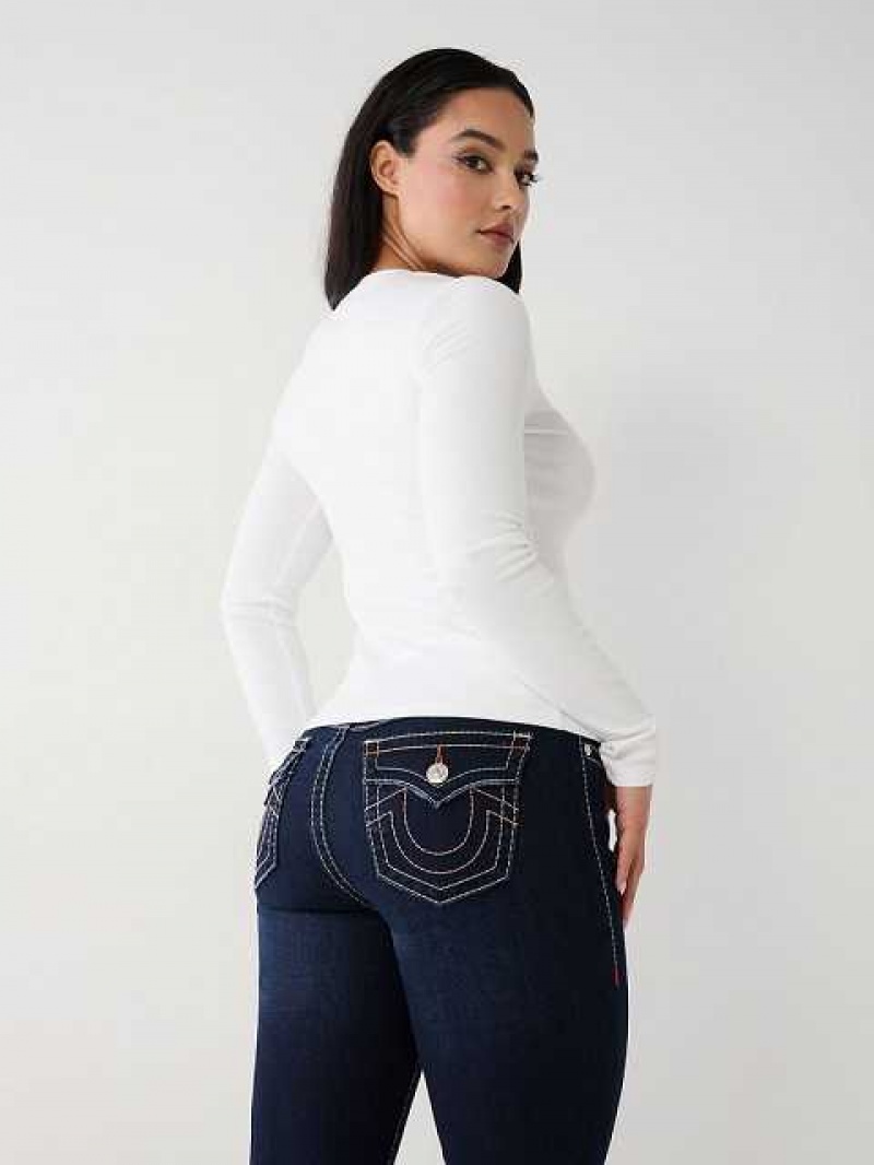 Jeans Skinny True Religion Halle Big T Super Mujer Azul Marino | Colombia-LAYZEMO30