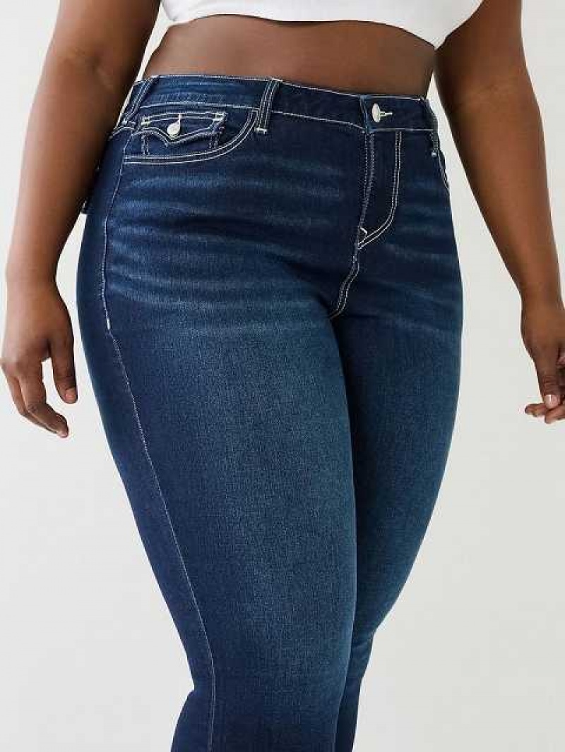 Jeans Skinny True Religion Halle Hr Sn Flap Mujer Azul Marino | Colombia-OMUNFTS23