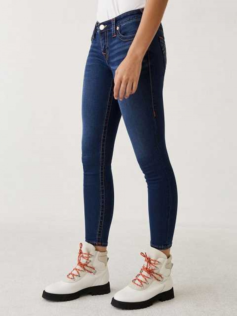 Jeans Skinny True Religion Halle Mid Rise Super 27