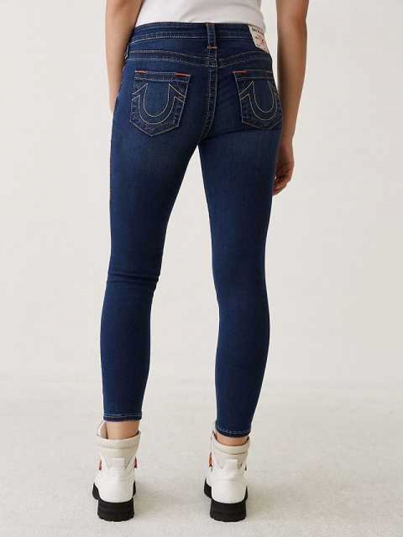 Jeans Skinny True Religion Halle Mid Rise Super 27