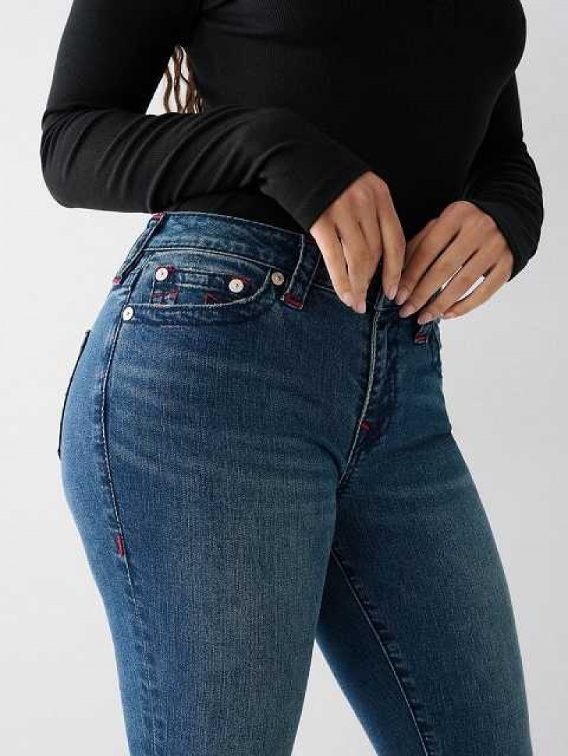 Jeans Skinny True Religion Jennie Big T Curvy Mujer Azules Oscuro | Colombia-KRLAVNC04