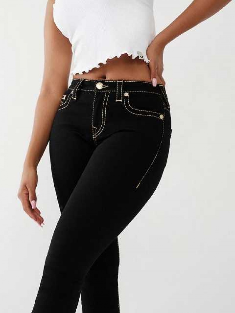 Jeans Skinny True Religion Jennie Big T Curvy Mujer Negras | Colombia-DPUBGWT32