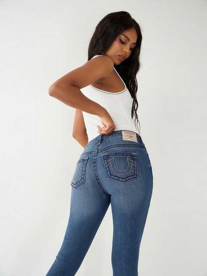 Jeans Skinny True Religion Jennie Big T Curvy Mujer Azules | Colombia-DTVCBOU23