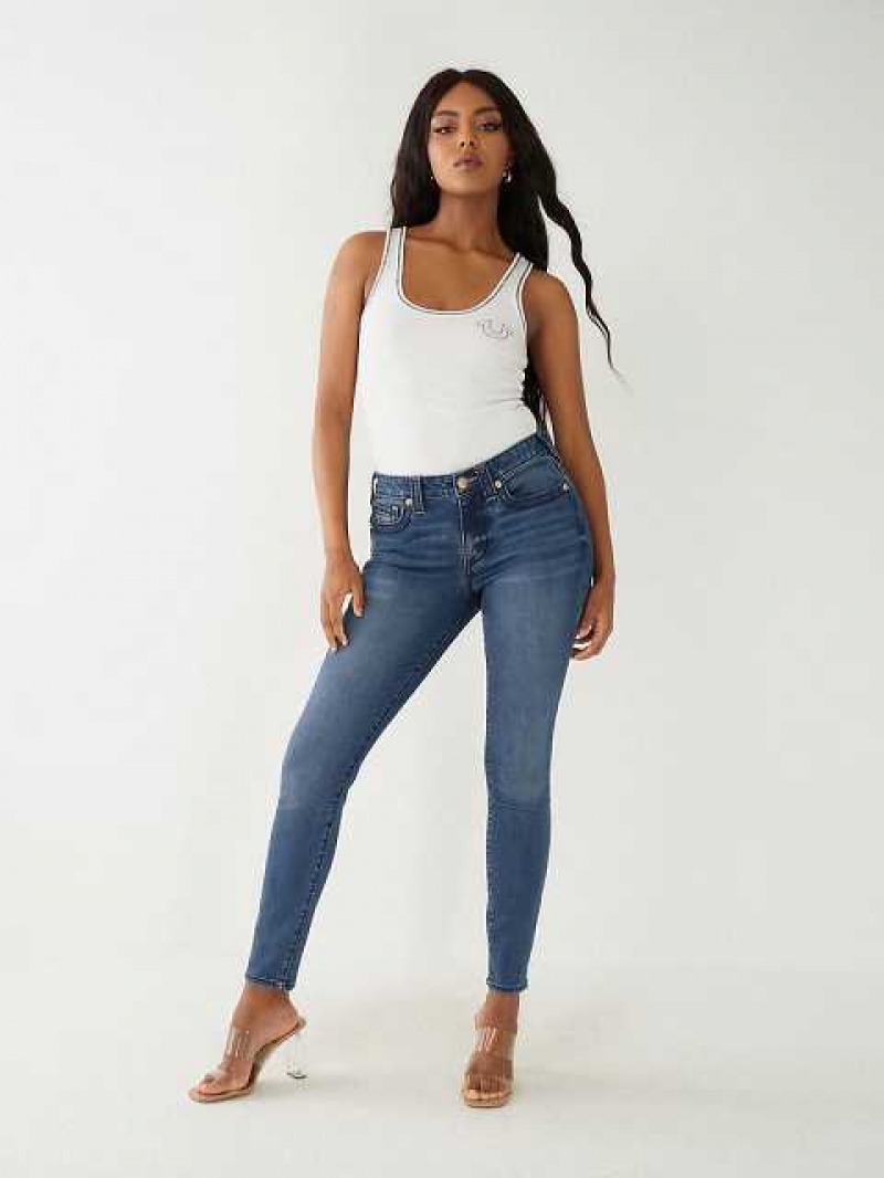 Jeans Skinny True Religion Jennie Big T Curvy Mujer Azules | Colombia-DTVCBOU23