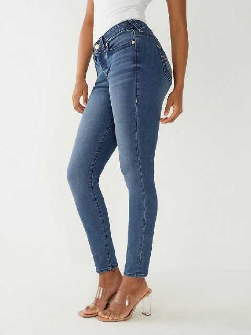 Jeans Skinny True Religion Jennie Big T Curvy Mujer Azules | Colombia-DTVCBOU23