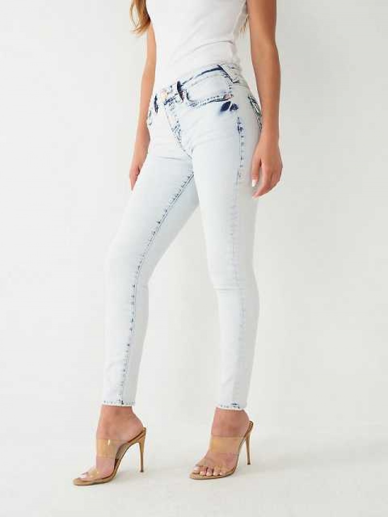 Jeans Skinny True Religion Jennie Big T Curvy Mujer Azules Claro | Colombia-XNTEIJK97