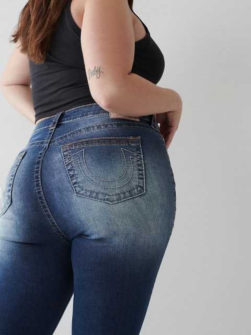 Jeans Skinny True Religion Jennie Big T Curvy Mujer Azules | Colombia-USYMRZH96