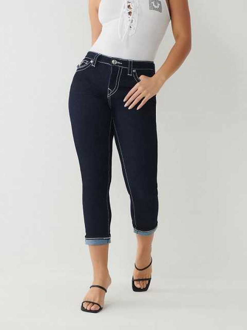 Jeans Skinny True Religion Jennie Big T Curvy Crop Mujer Body Rinse | Colombia-CAYZXQV50