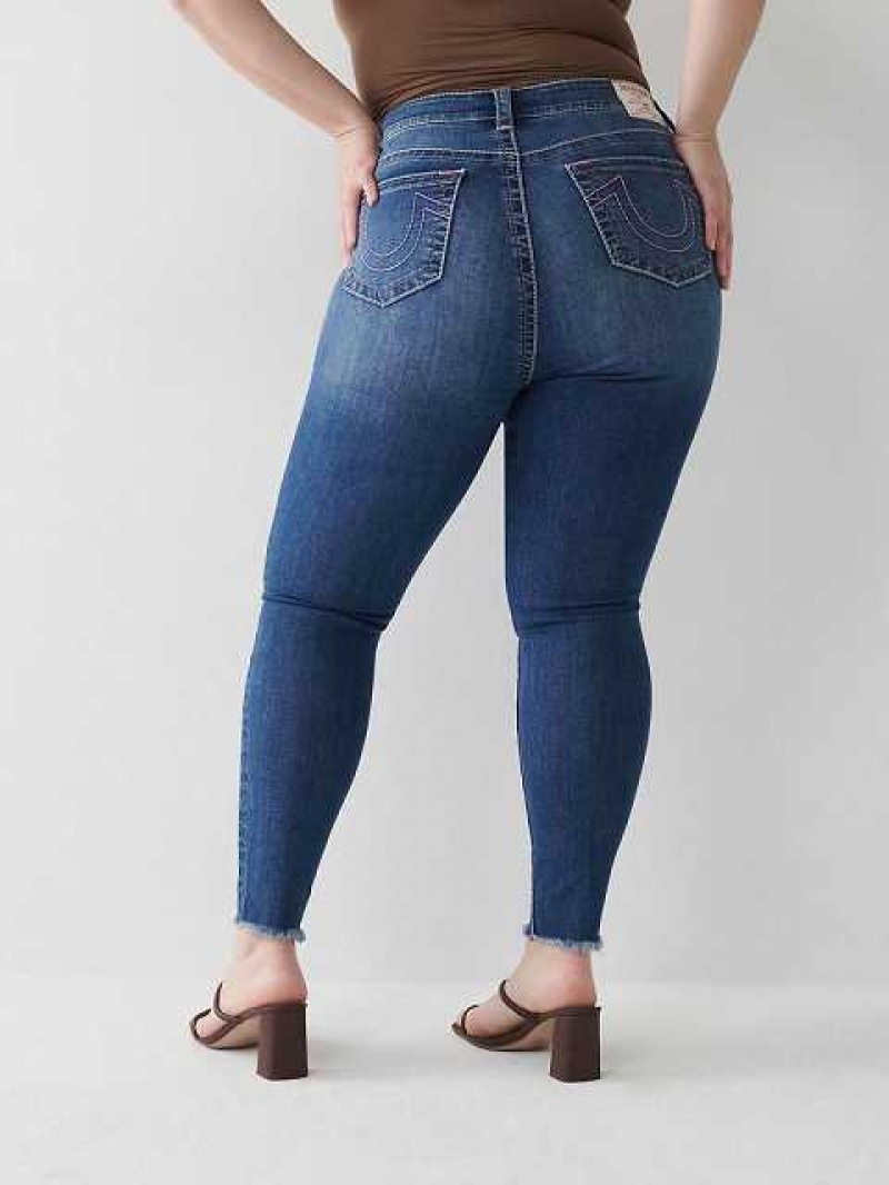 Jeans Skinny True Religion Jennie Big T Curvy Mujer Azules | Colombia-RLUDQJT62