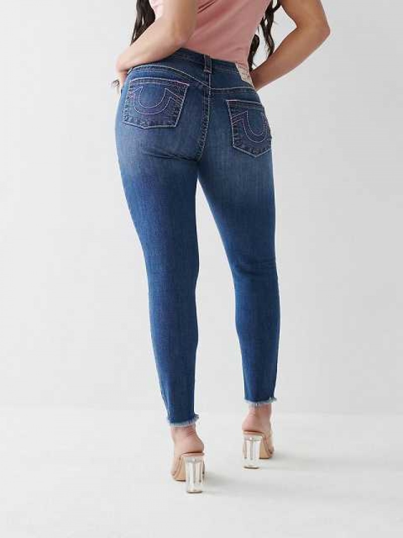 Jeans Skinny True Religion Jennie Big T Curvy Mujer Azules | Colombia-RLUDQJT62