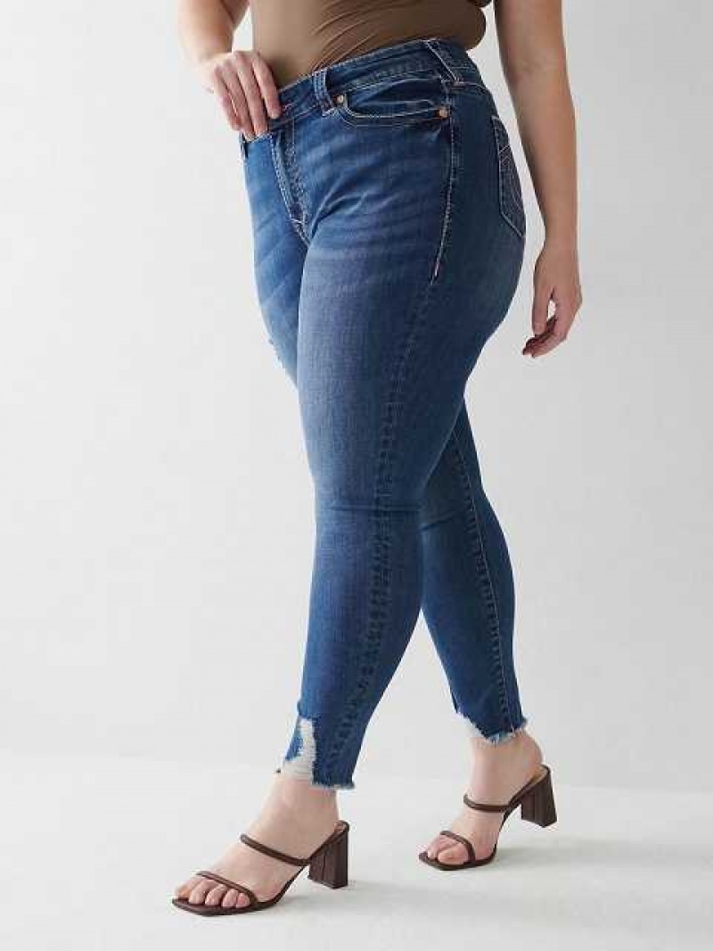 Jeans Skinny True Religion Jennie Big T Curvy Mujer Azules | Colombia-RLUDQJT62