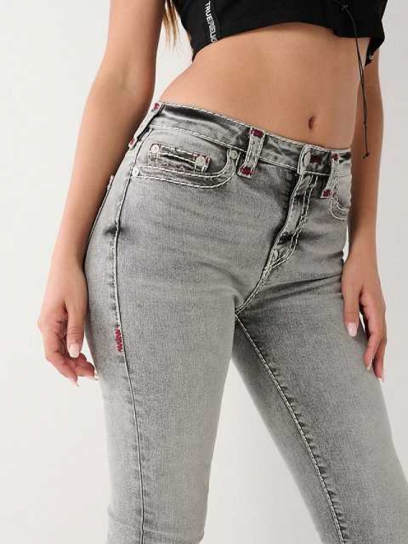 Jeans Skinny True Religion Jennie High Rise Mujer Gris Oscuro | Colombia-UOGBPHN41