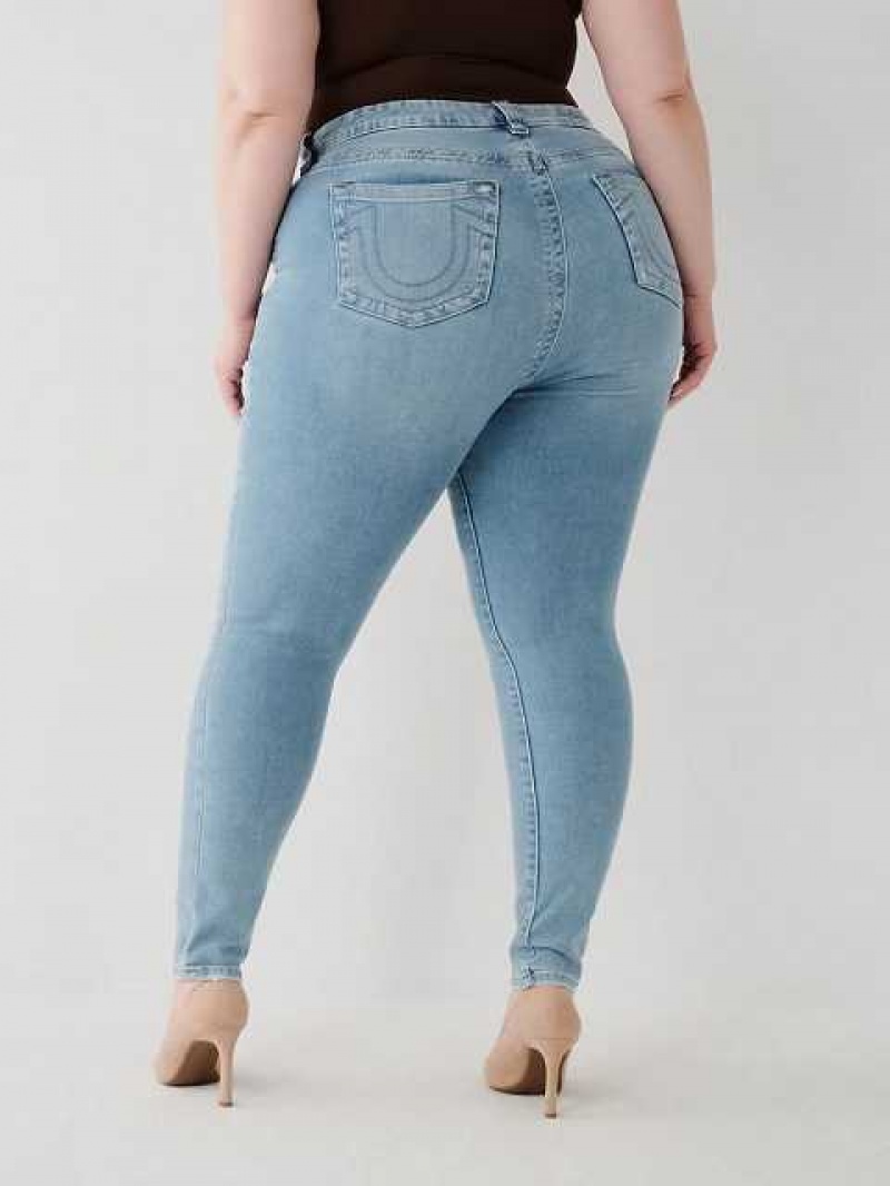 Jeans Skinny True Religion Jennie High Rise Curvy Mujer Azules | Colombia-URKYFMA70