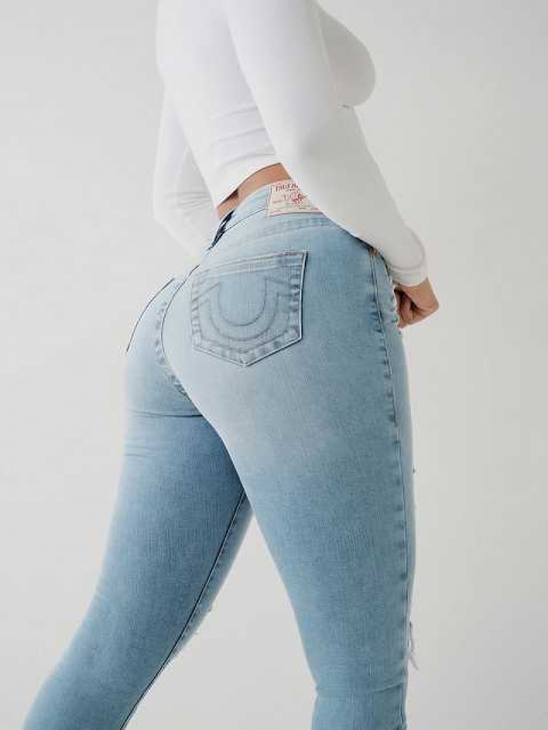 Jeans Skinny True Religion Jennie High Rise Curvy Mujer Azules | Colombia-URKYFMA70