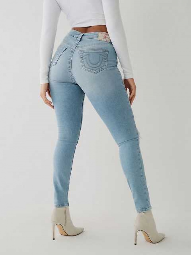 Jeans Skinny True Religion Jennie High Rise Curvy Mujer Azules | Colombia-URKYFMA70