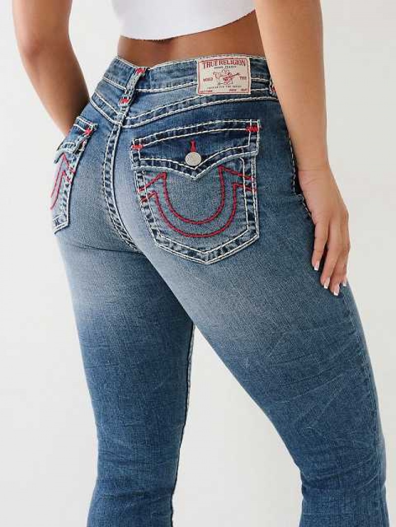 Jeans Skinny True Religion Jennie Hr Mujer Azules | Colombia-DRPHJQZ82