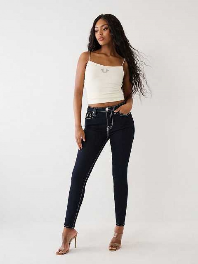 Jeans Skinny True Religion Jennie Lurex High Rise Mujer Body Rinse | Colombia-QNYUBHX42