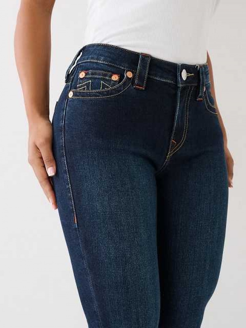 Jeans Skinny True Religion Jennie Mid Rise Curvy Mujer Azules Oscuro | Colombia-GSHYWLD41