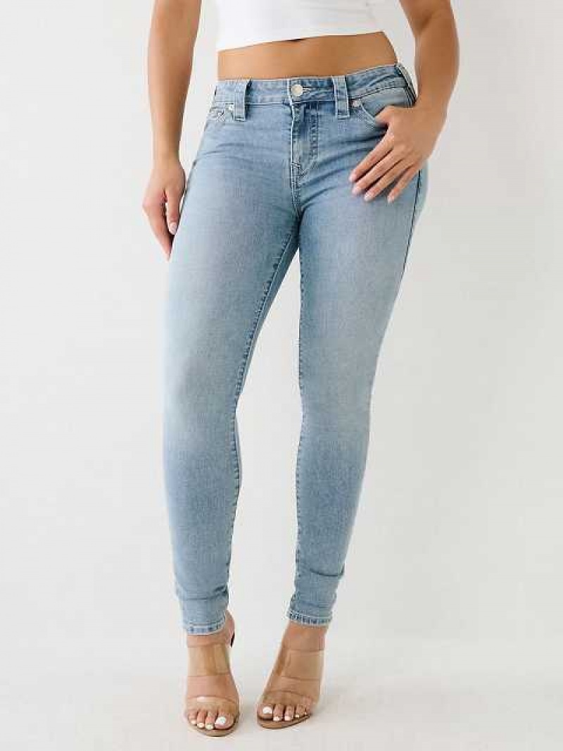 Jeans Skinny True Religion Jennie Mid Rise Curvy Mujer Azules | Colombia-CRSTFXY49