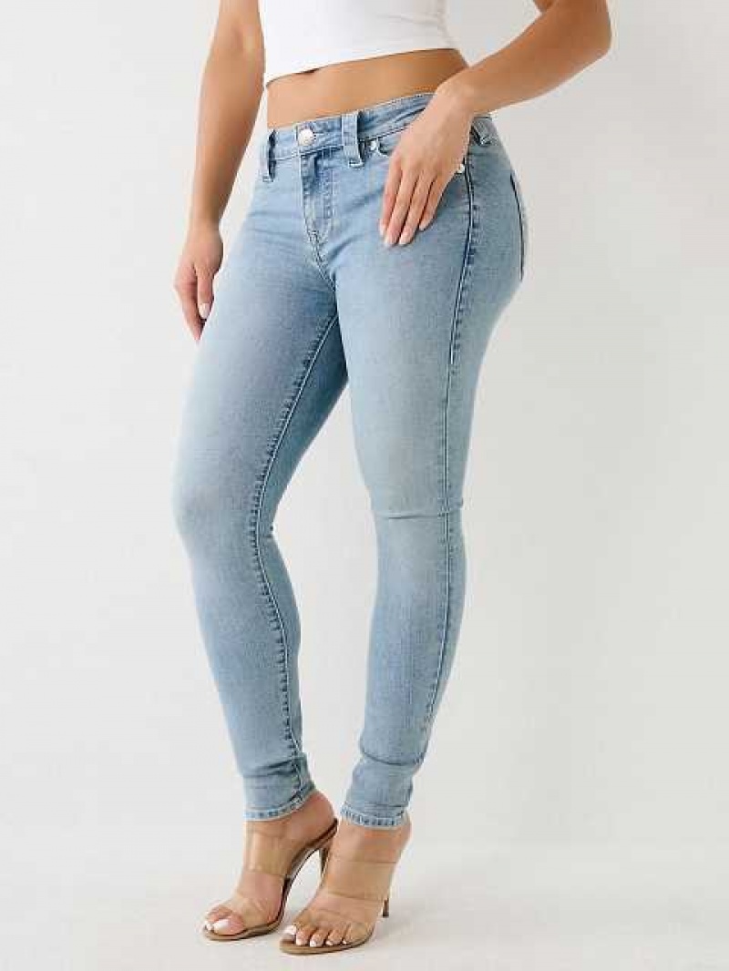 Jeans Skinny True Religion Jennie Mid Rise Curvy Mujer Azules | Colombia-CRSTFXY49