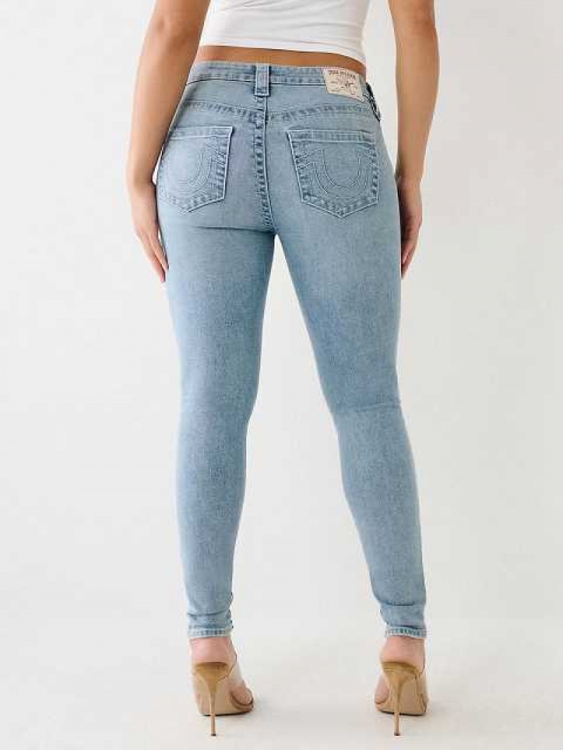 Jeans Skinny True Religion Jennie Mid Rise Curvy Mujer Azules | Colombia-CRSTFXY49