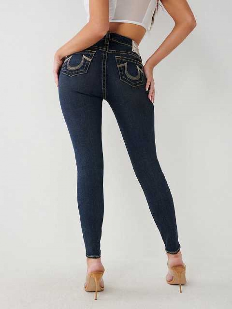 Jeans Skinny True Religion Jennie Mid Rise Curvy Mujer Aizome | Colombia-WIJXYUR54