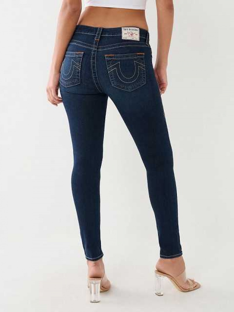 Jeans Skinny True Religion Jennie Mid Rise Curvy Mujer Azules | Colombia-GJQVCWD87