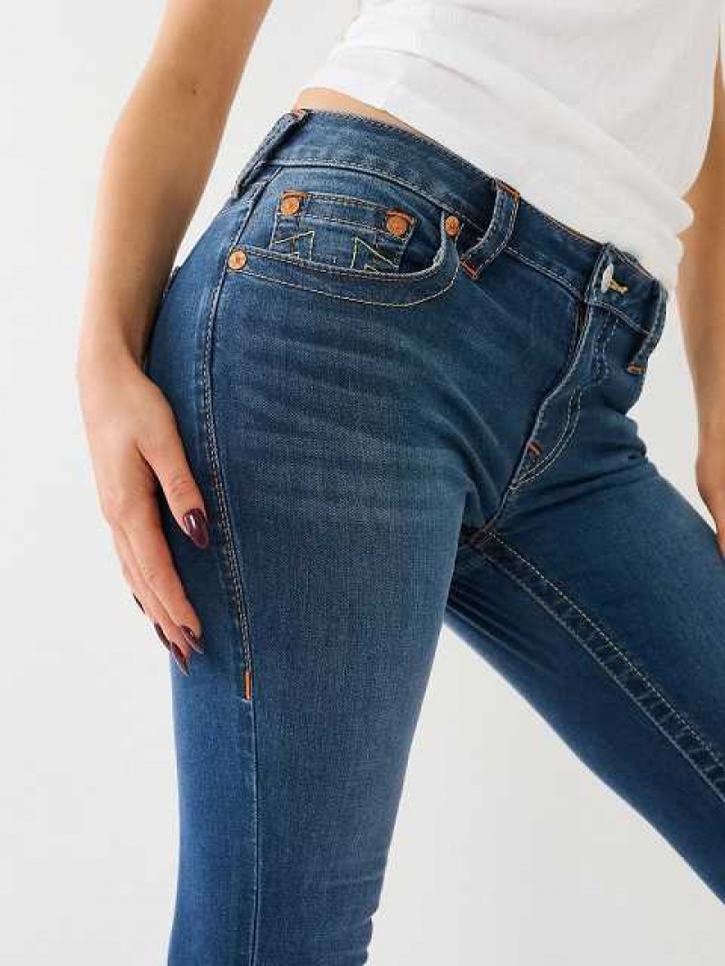 Jeans Skinny True Religion Jennie Mid Rise Curvy Mujer Azul Marino | Colombia-RDYPXMT84