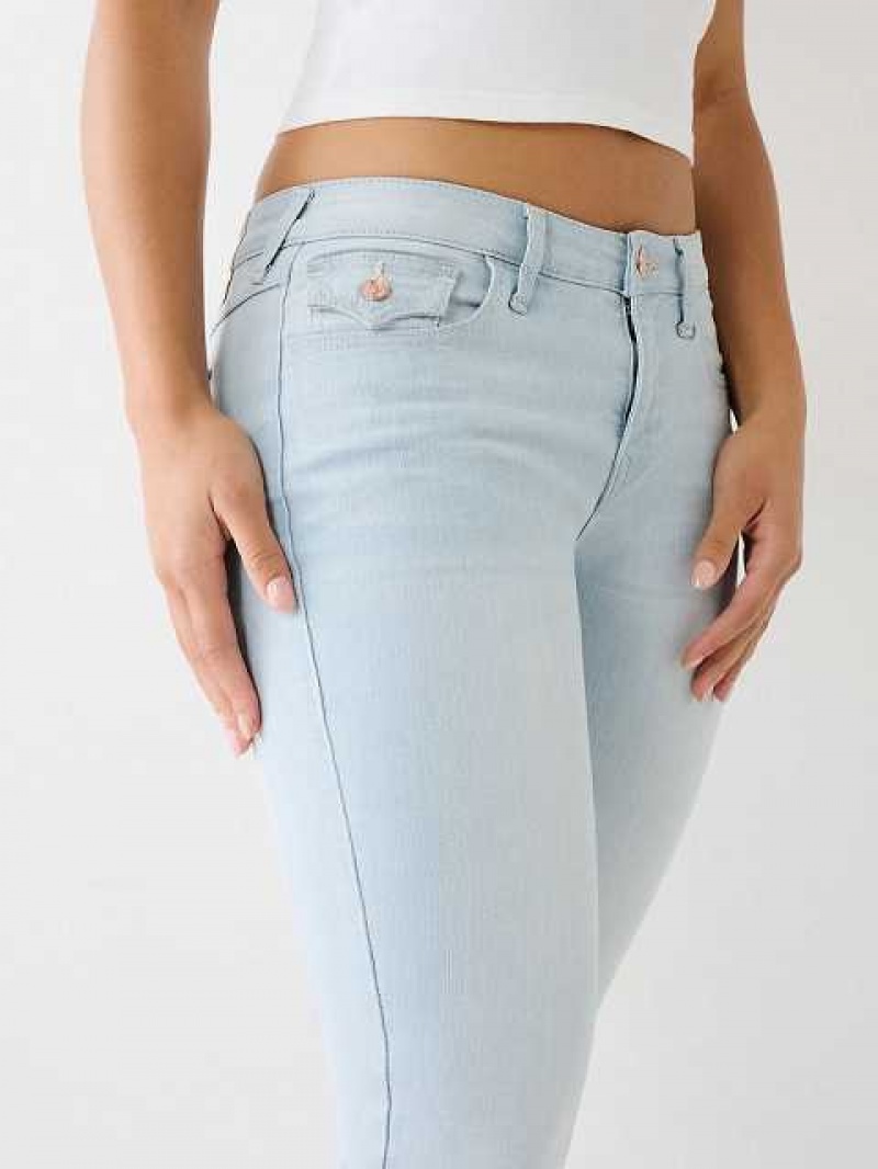 Jeans Skinny True Religion Jennie Mid Rise Curvy Mujer Azules Claro | Colombia-TCQBRSX09