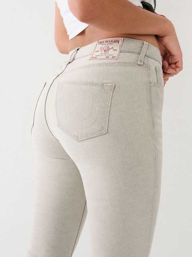 Jeans Skinny True Religion Jennie Mid Rise Super Mujer Gris | Colombia-TLOSRWD63