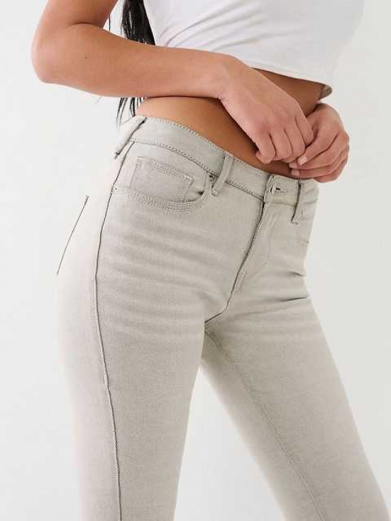 Jeans Skinny True Religion Jennie Mid Rise Super Mujer Gris | Colombia-TLOSRWD63