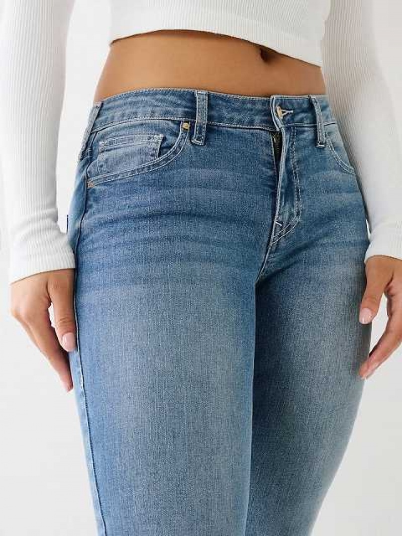 Jeans Skinny True Religion Jennie Mid Rise Curvy Mujer Azules Claro | Colombia-OLJTBDM26