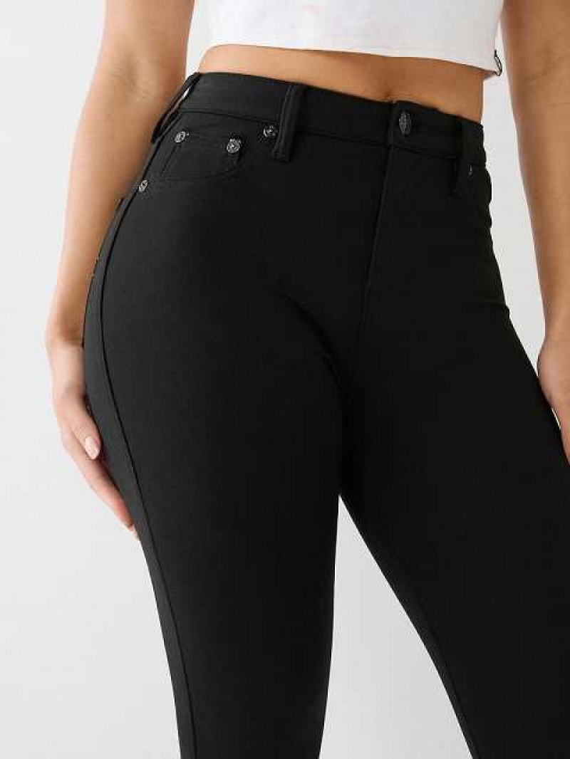 Jeans Skinny True Religion Jennie Ponte High Rise Curvy Mujer Negras | Colombia-RSIEYTV98