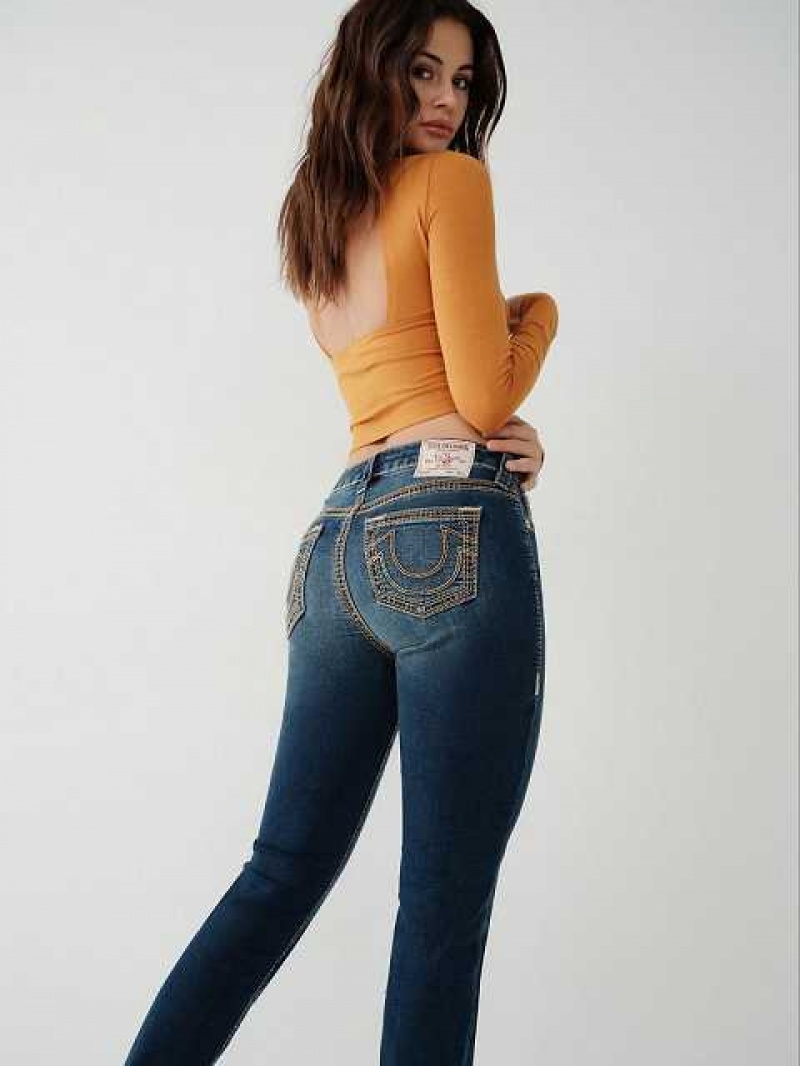 Jeans Skinny True Religion Jennie Super Q Curvy Mujer Azules Oscuro | Colombia-TNIRDXE73