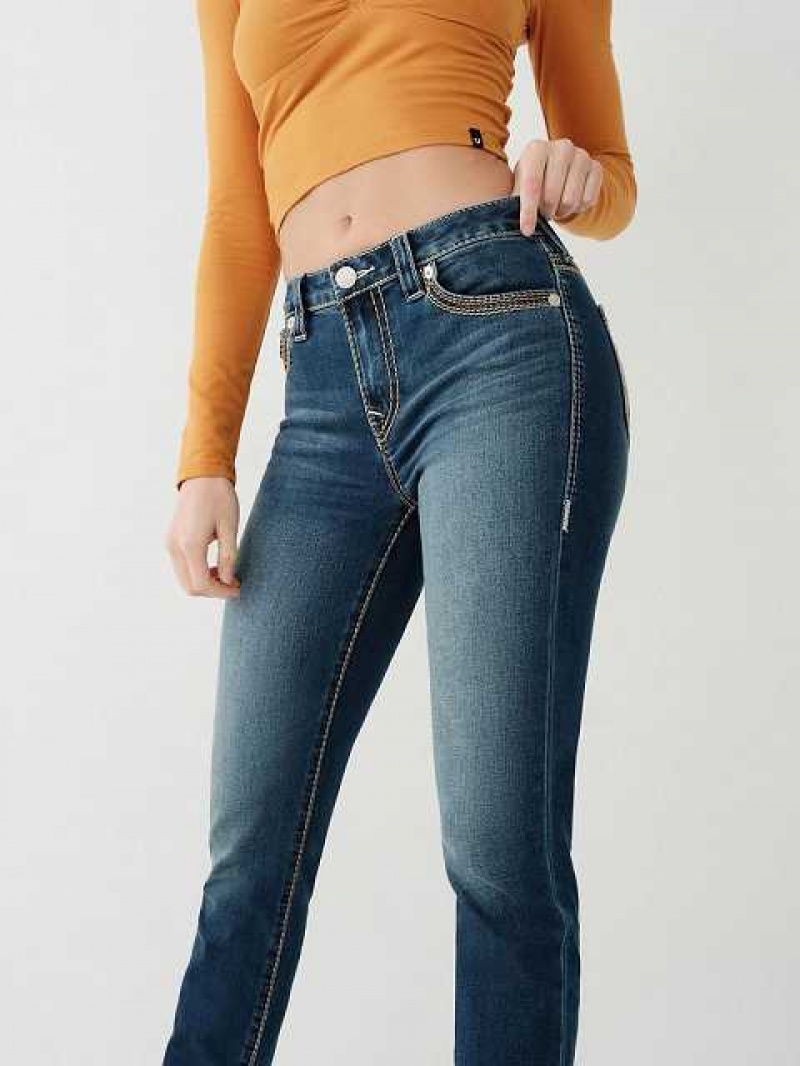 Jeans Skinny True Religion Jennie Super Q Curvy Mujer Azules Oscuro | Colombia-TNIRDXE73