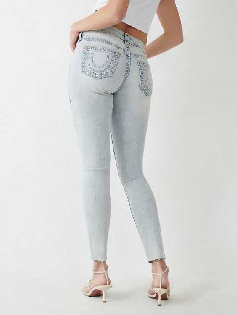 Jeans Skinny True Religion Jennie Super T Curvy Mujer Azules Claro | Colombia-SUFEZPA54