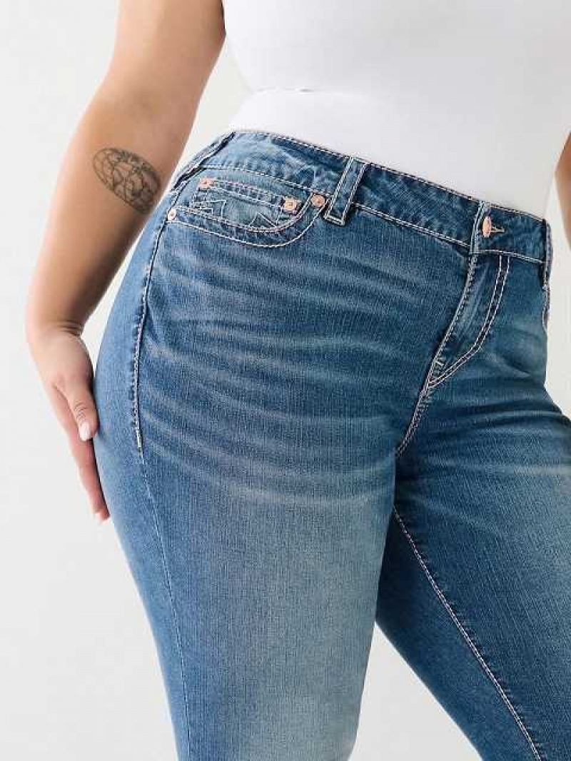 Jeans Skinny True Religion Plus Halle Big T Super Mujer Azules Claro | Colombia-ZYHNEIR91