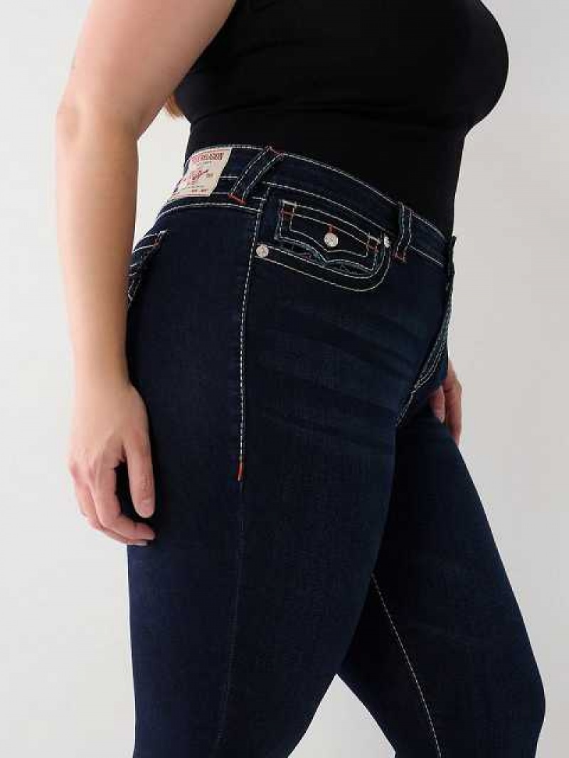 Jeans Skinny True Religion Plus Halle Big T Super Mujer Azul Marino | Colombia-LTRBJFV91