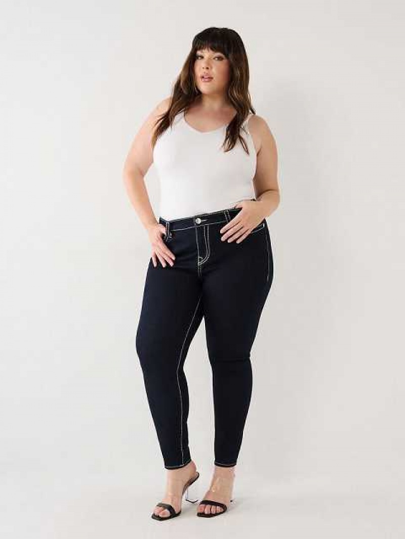 Jeans Skinny True Religion Plus Jennie Lurex High Rise Mujer Body Rinse | Colombia-TCAVURK69