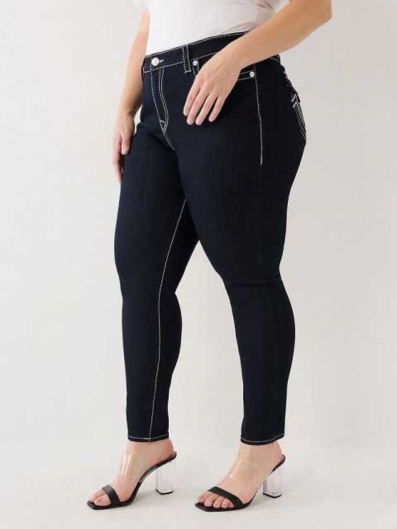 Jeans Skinny True Religion Plus Jennie Lurex High Rise Mujer Body Rinse | Colombia-TCAVURK69